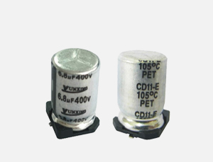 CD11-E Series SMD aluminium electrolytic capacitor